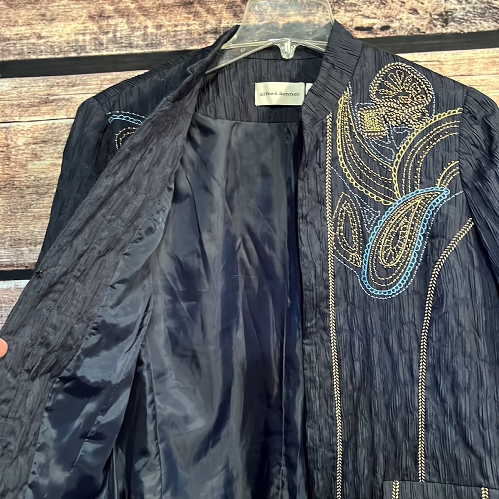 Alfred Dunner blazer jacket - Picture 7 of 8